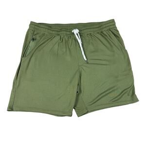 STOIC Green Pull On Casual Sweat Shorts Men's Size XXL Sage Green Hiking Outdoor